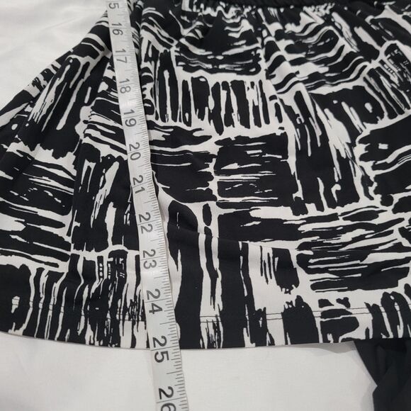 Y2K Apt 9 Womens Babydoll Top Size Small Abstract Belted - Picture 6 of 7